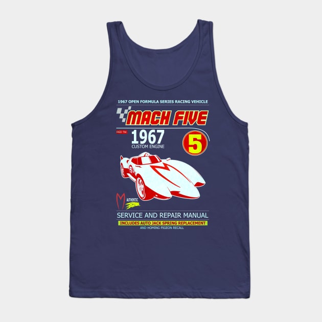 1958 Mach 5 Tank Top by Badganks